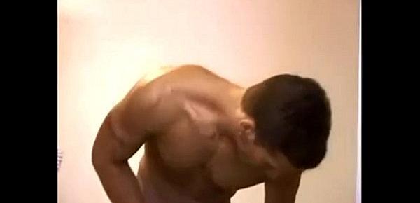  hot hunk solo shower